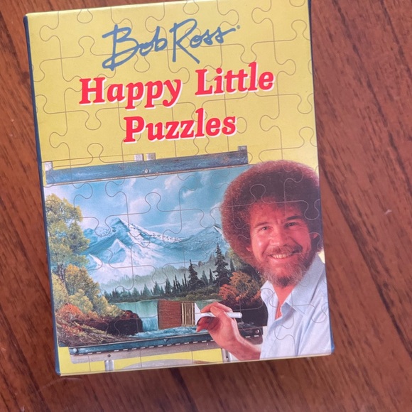 Source Unknown Other - Bob Ross Happy Little Puzzles Mini Pizzle New Never Opened